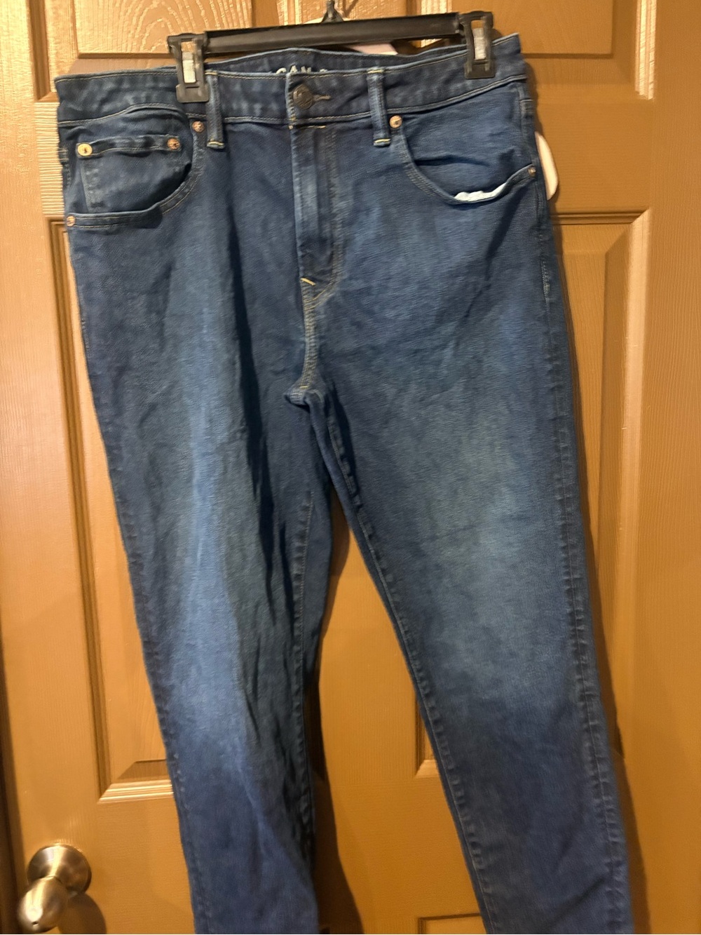 American Eagle Outfitters Men’s Slim Straight Jeans in Blue